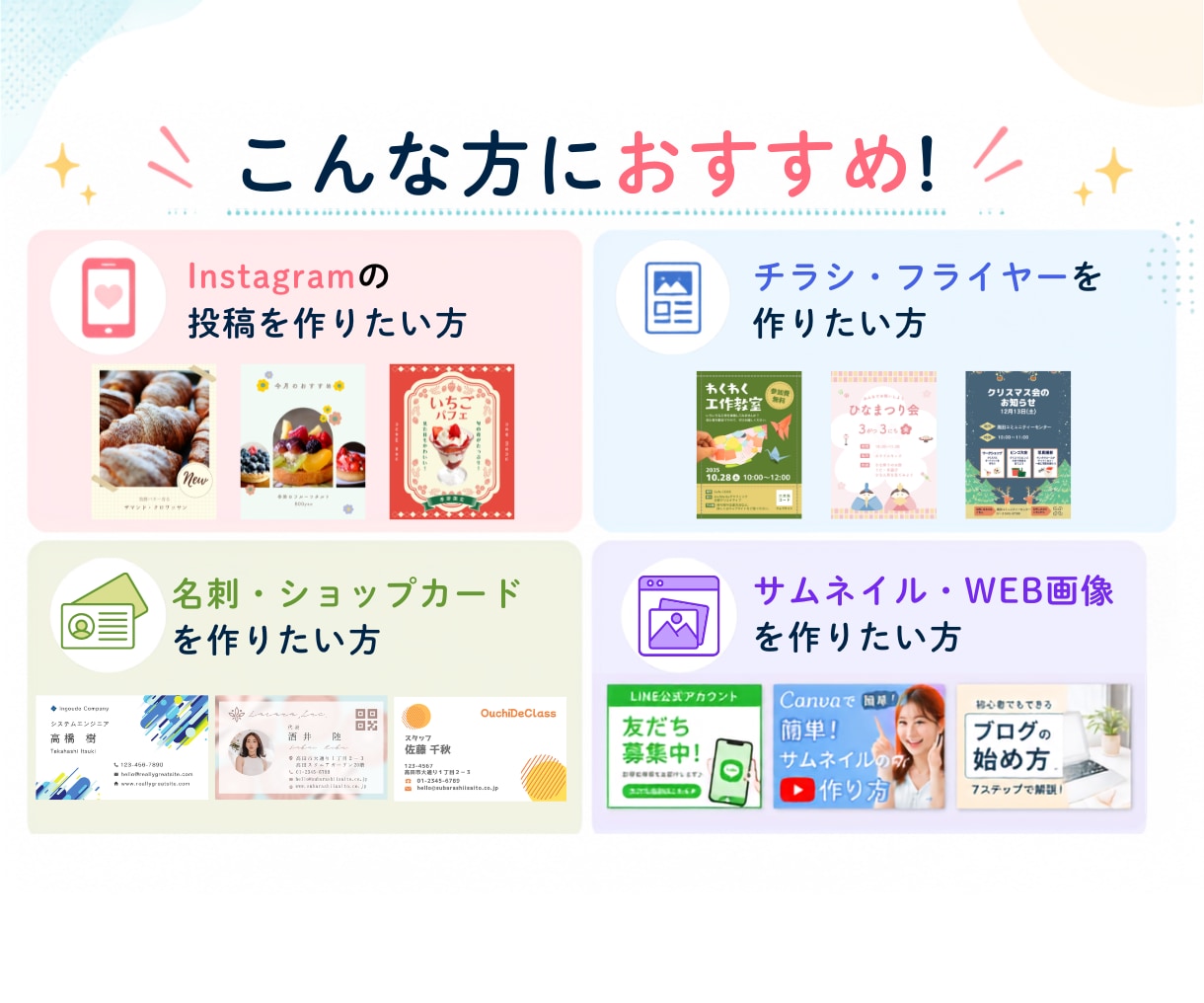 Canvaの使い方、マンツーマンで丁寧に教えます 初心者さんOK！画面共有で一緒に操作するから安心 イメージ3