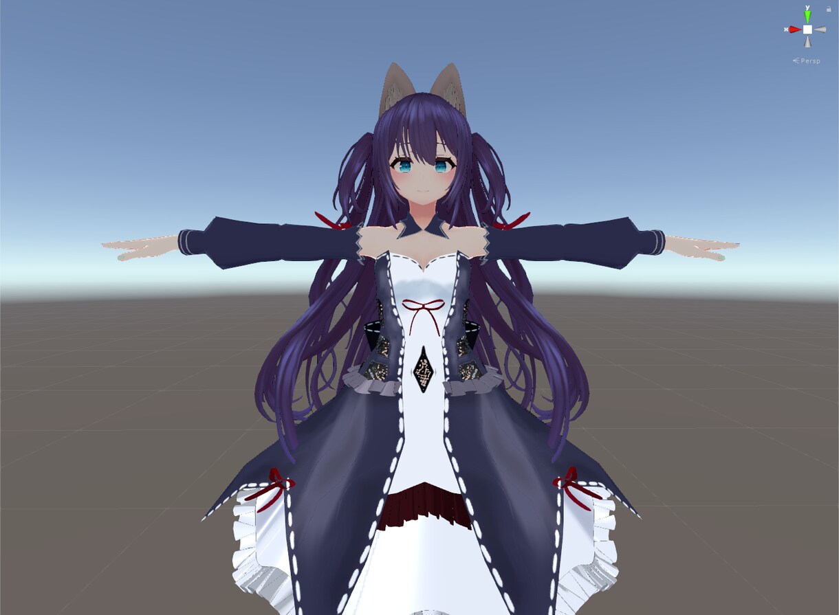 くVRChat ＞別々アバターの頭と体を移植します VCRChatにアップロードできるファイルで渡します。 イメージ6