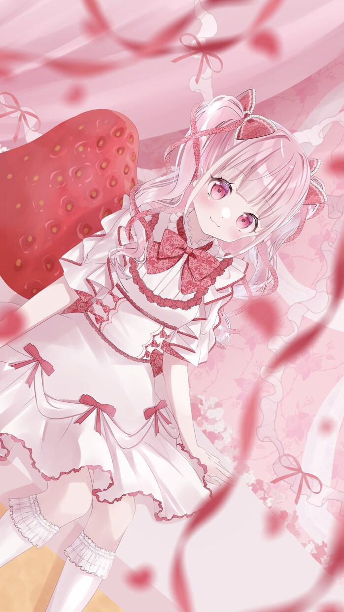 キラキラ×かわいい♡イラスト制作します 歌ってみたなどに♡キラキラ＆透明感のあるかわいいイラスト♡ イメージ3