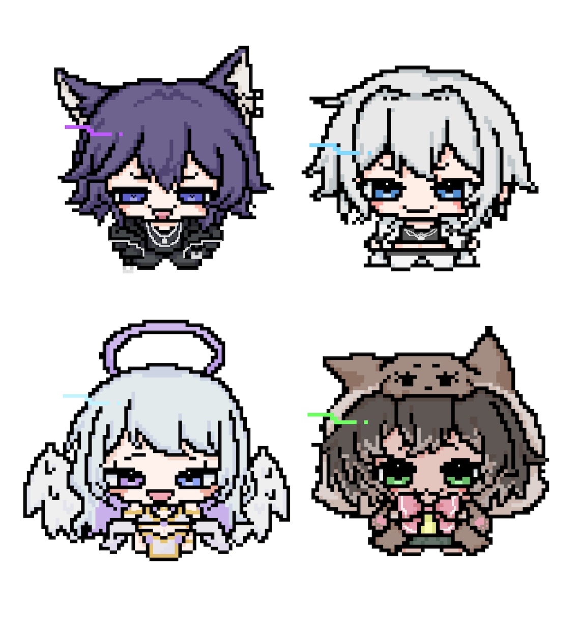 ポップなSDキャラを描きます 商用利用可能！リッチな塗りやアニメ塗りにドット絵風も！ イメージ6