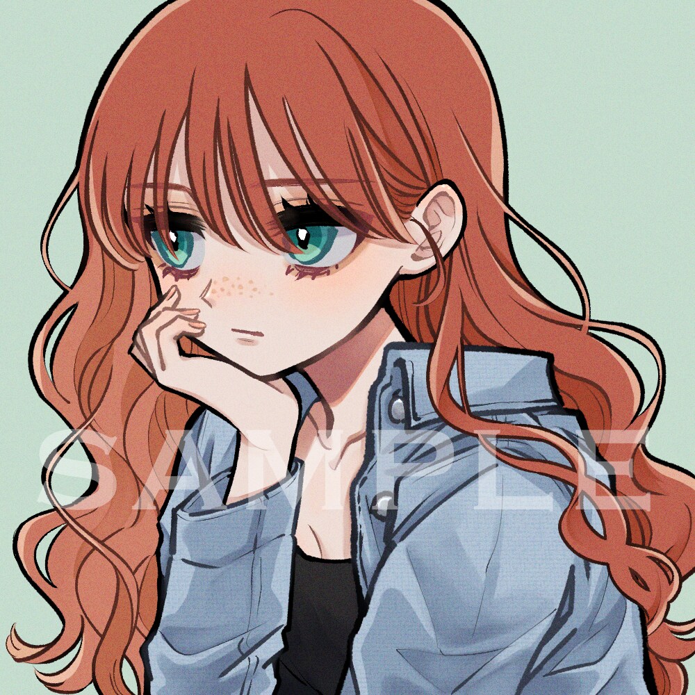 SNSのアイコンを描きます かわいい/かっこいい/病み系などさまざま対応可能◎ イメージ1
