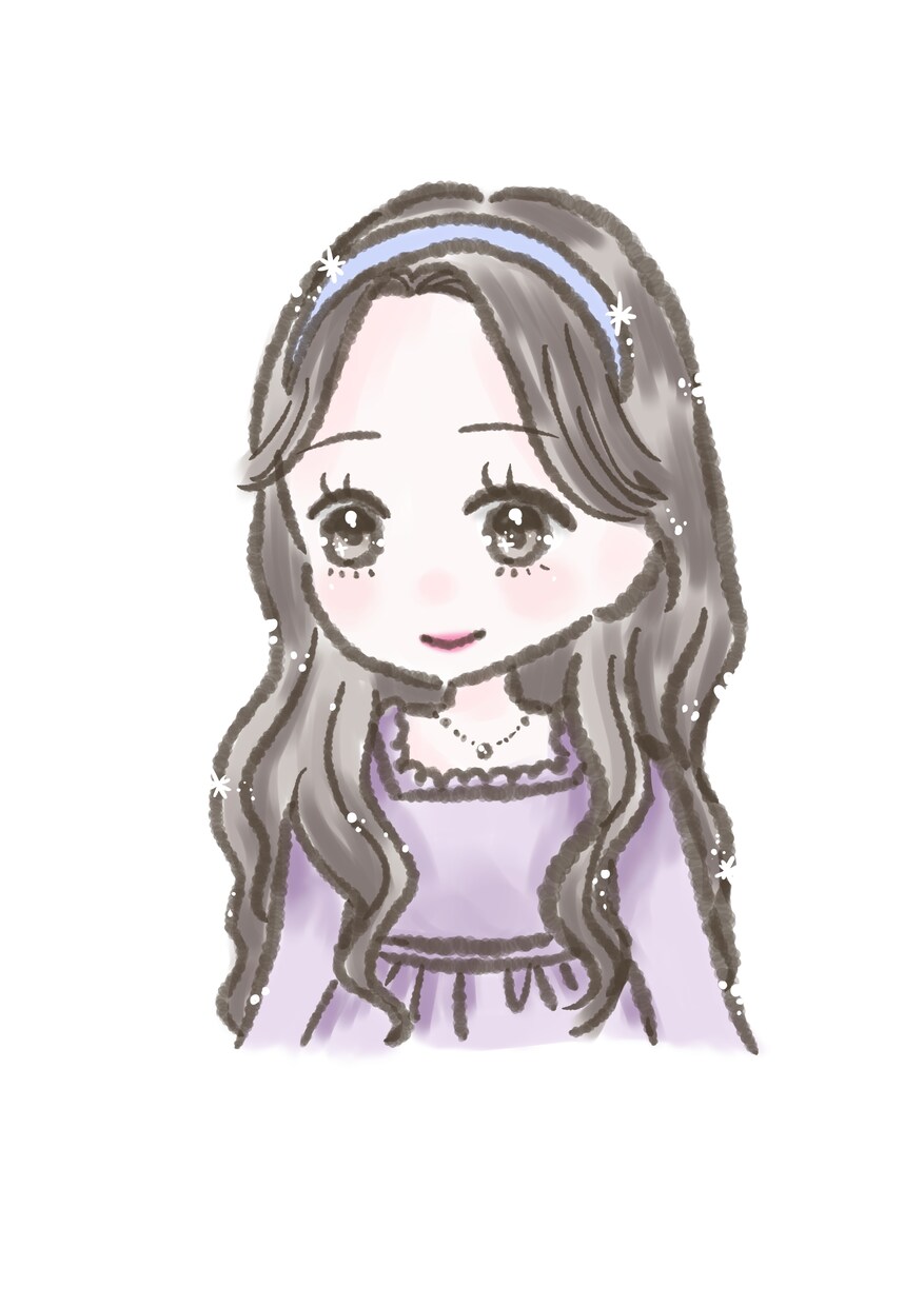 即納！ゆるふわ系かわいいアイコン、似顔絵作成します オプション無料多数！即納で制作いたします。 イメージ7