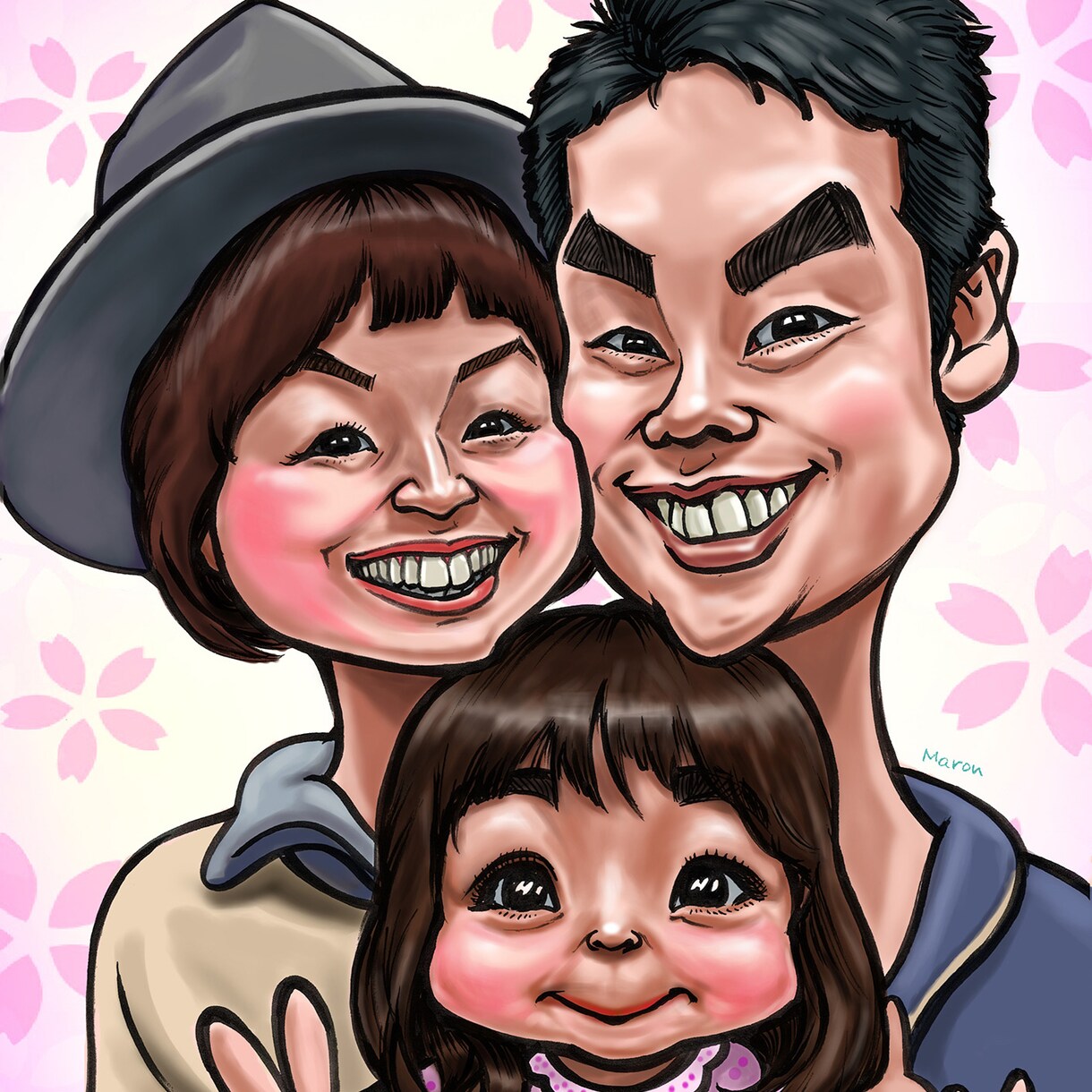 綺麗な仕上がりで名刺用にも綺麗に印刷出来ます 【プロフィール用似顔絵】★納期3日★SNSアイコン用にも！ イメージ3