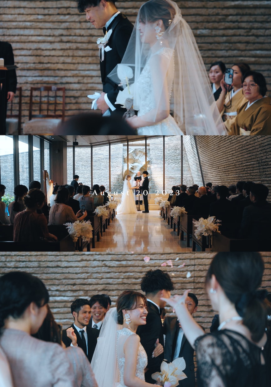 金曜ロードショー風のオープニングムービー作成します 他の結婚式と差をつけるオリジナルムービー イメージ2