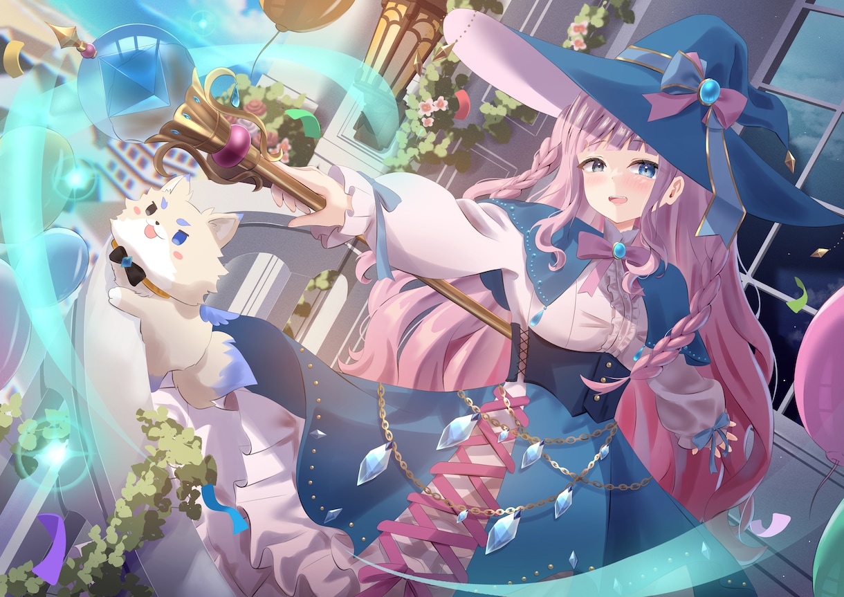 1枚絵や立ち絵などのイラストを制作します 綺麗でかわいいイラストを描きます！商用利用可能です！ イメージ3