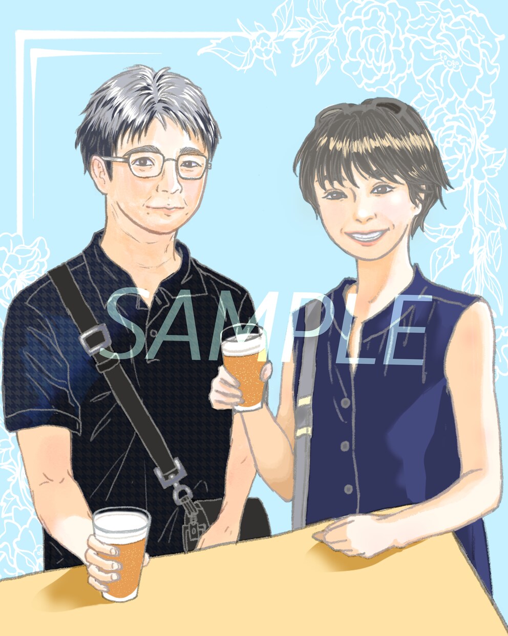 好印象を与える爽やかカラフルイラスト提案いたします SNSやアイコン商用利用可能です イメージ5