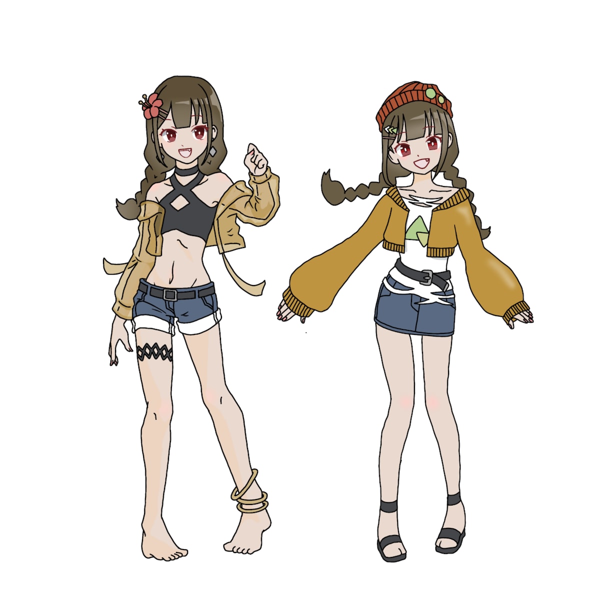 IRIAMなど立ち絵イラスト描きます IRIAMやtrpgで使用できる立ち絵を描きます イメージ1