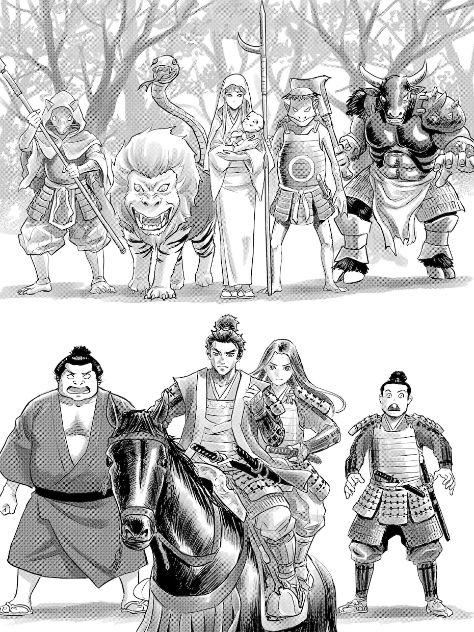 イラスト・挿絵描きます 小説の表紙絵、挿絵。歴史物から現代物まで漫画風に描きます。 イメージ9