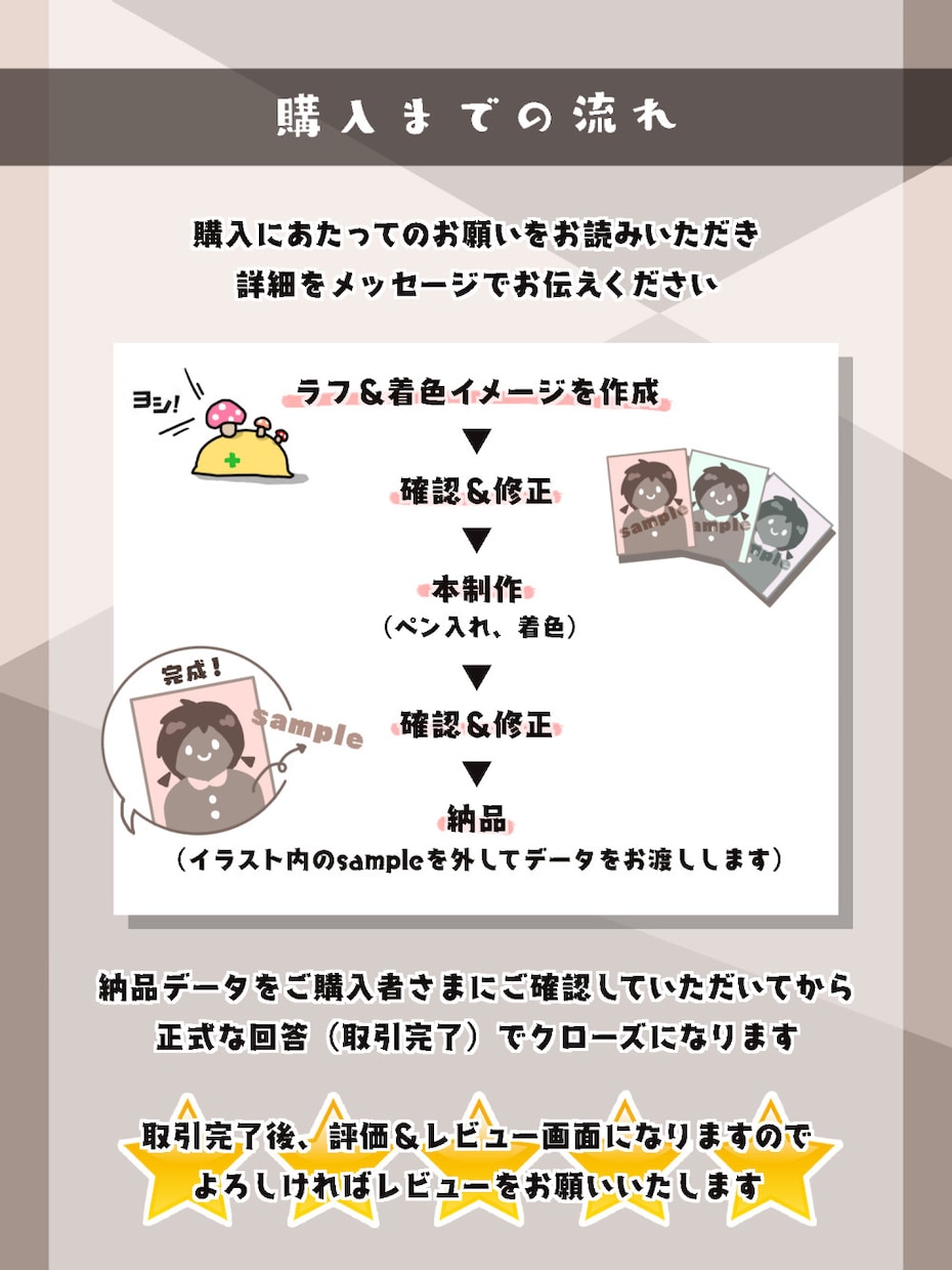 配信立ち絵サムネなどイラスト描きます 印象的、かっこいい闇系イラスト イメージ2