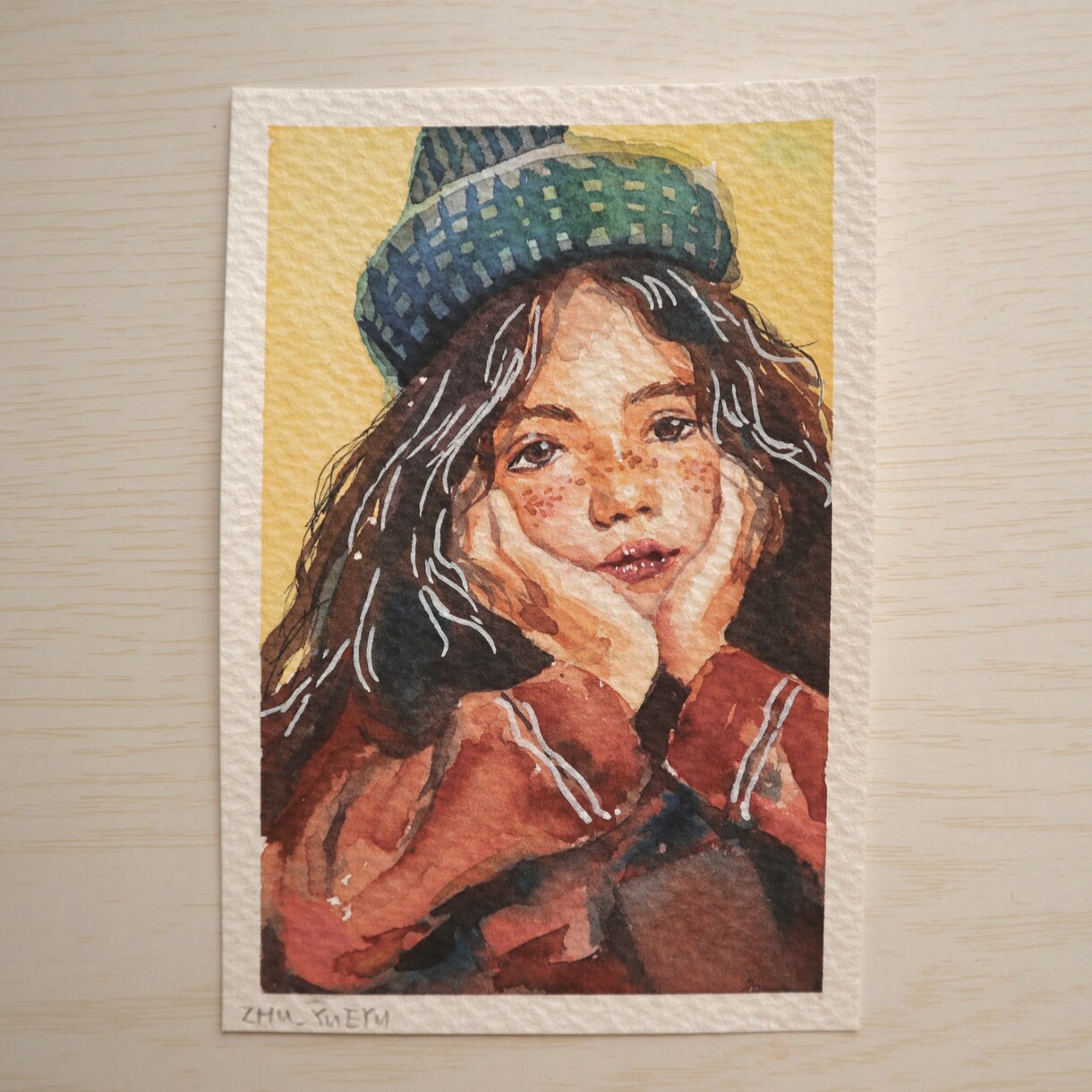 似顔絵かけます あなた用の鉛筆、白黒、水彩絵をかけます。 イメージ5
