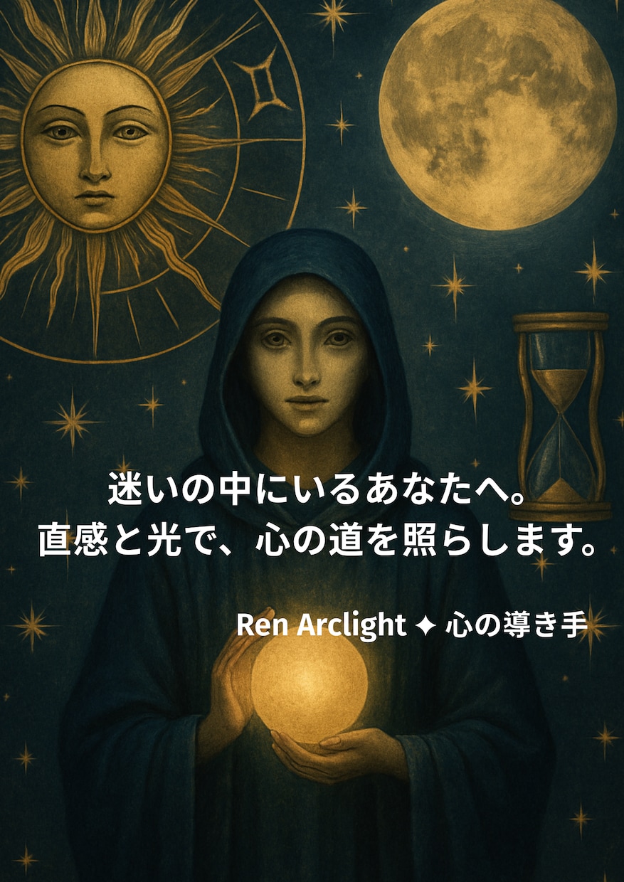 波動リーディング ✦ 心を整え、思考を澄ませます 波動と直感で、あなたのエネルギーをリーディングします。 イメージ1