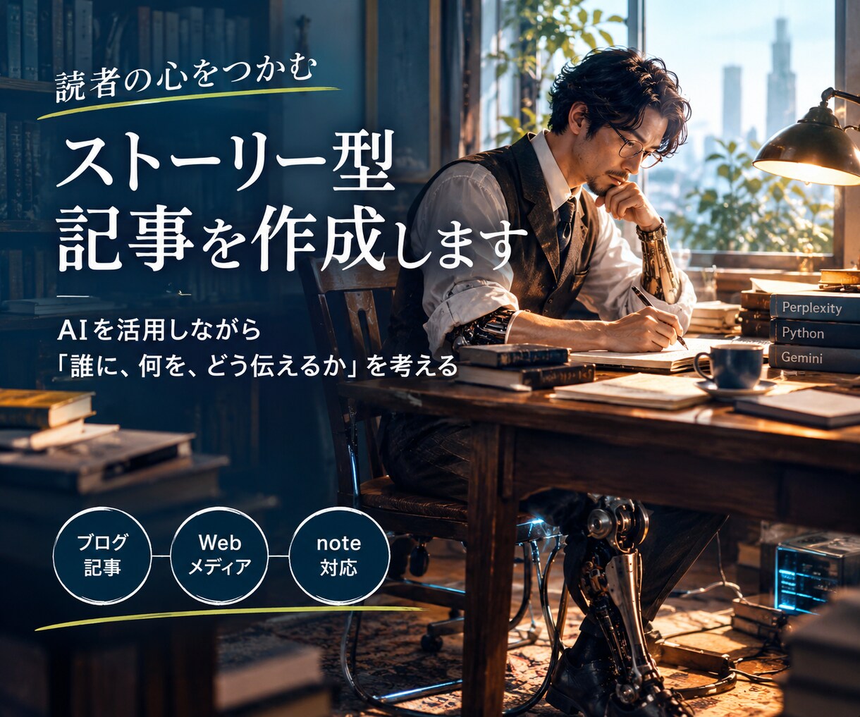 読者の心をつかむストーリー型記事を作成します 悩みへの共感から自然に答えへ導く記事構成 イメージ1