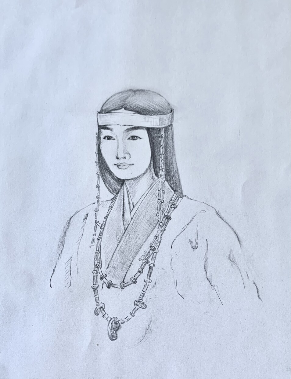 歴史・古代史などの人物風景画をモノクロで描きます 文章に添える白黒の挿絵を描きます。歴史や文献、古代史など。 イメージ5