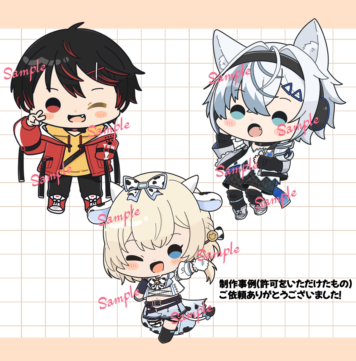 可愛いミニキャラ、デフォルメイラスト作成します アイコンやサムネイル、グッズなどにおすすめです！ イメージ8