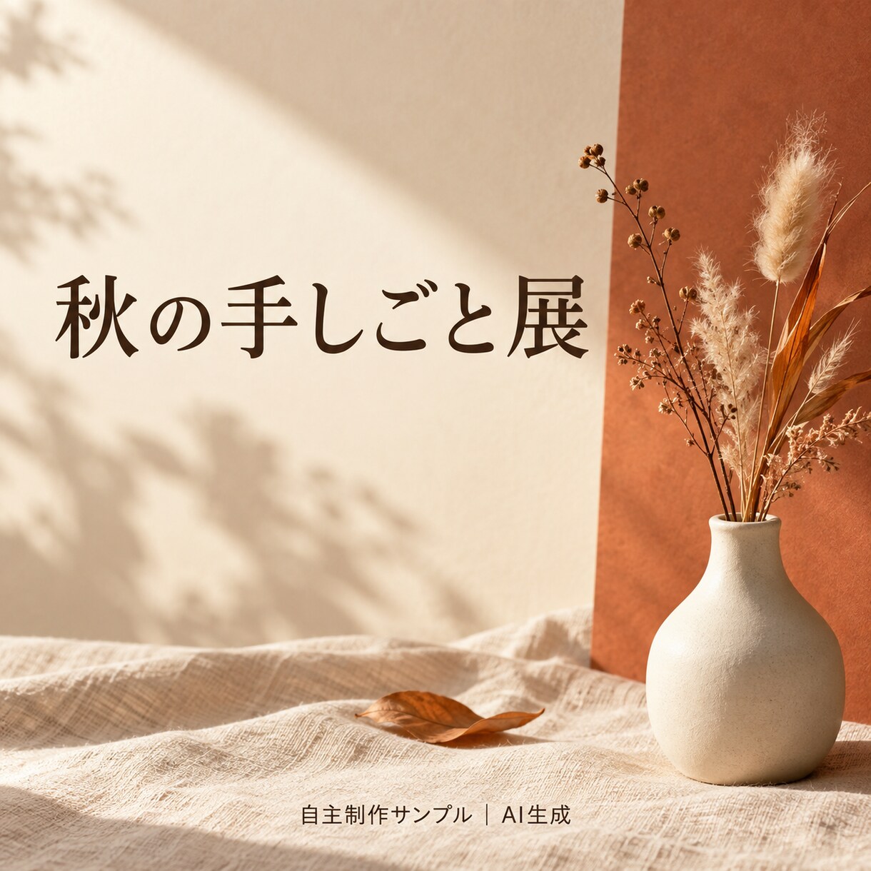 広告・SNS用の写真風AI画像を3枚作ります 用途に合う色と構図、短い見出しも添えて イメージ5