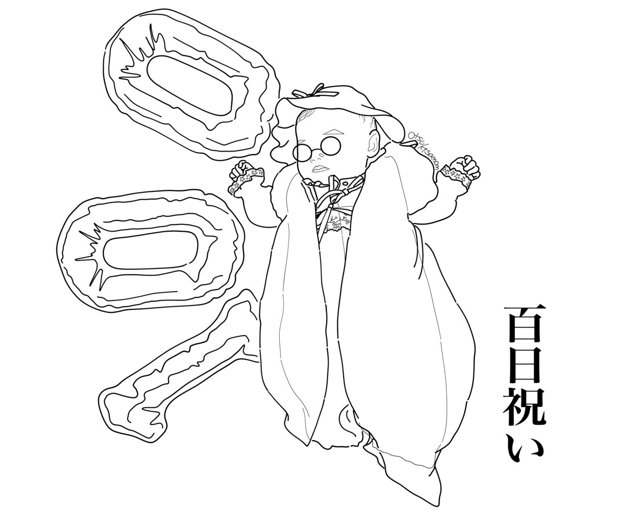 メガネをかけた可愛くてお洒落な似顔絵描きます アイコン、プレゼントにどうぞ！ イメージ3