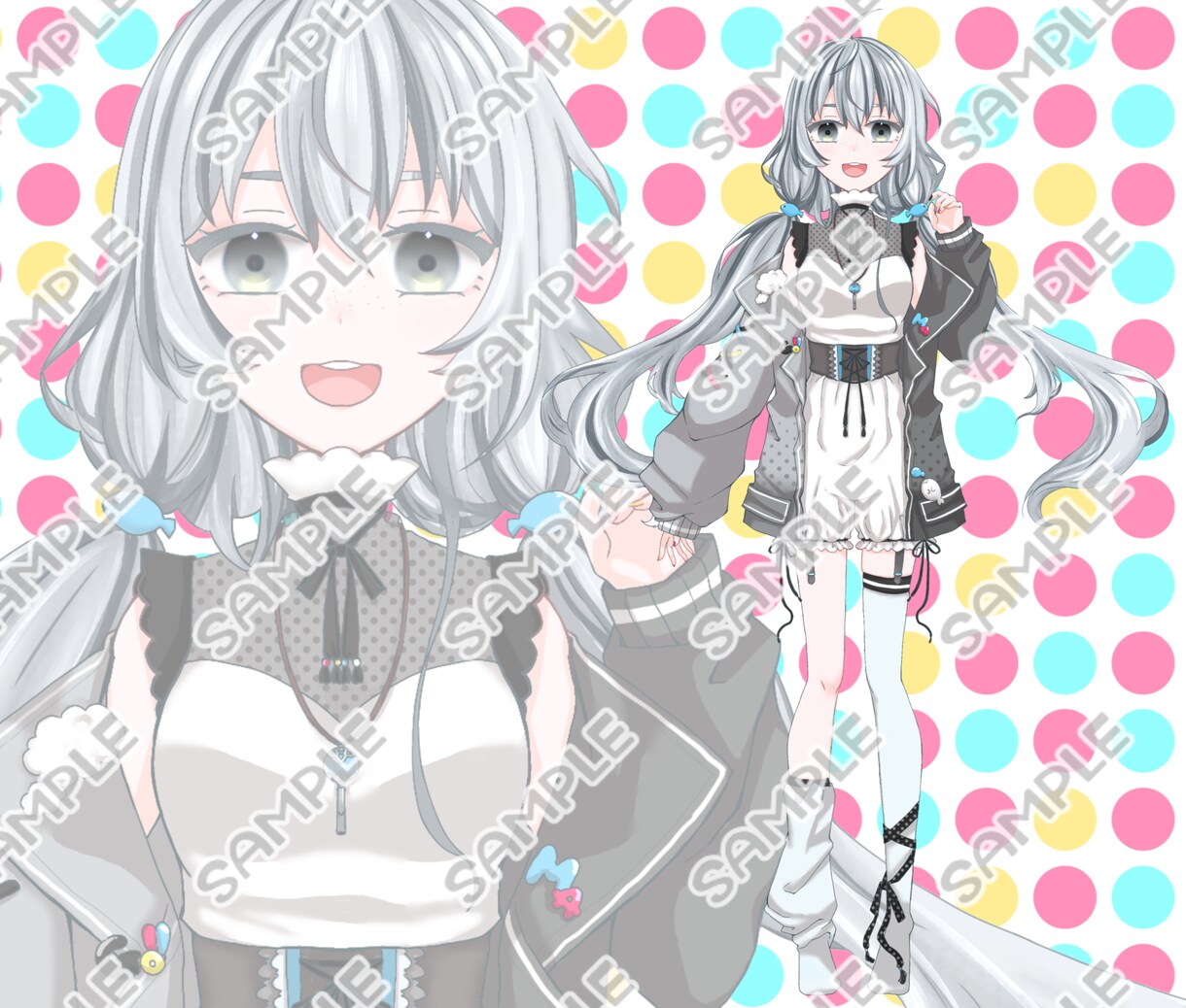 IRIAM対応立ち絵承ります 可愛くて綺麗な女の子お任せください！ イメージ7