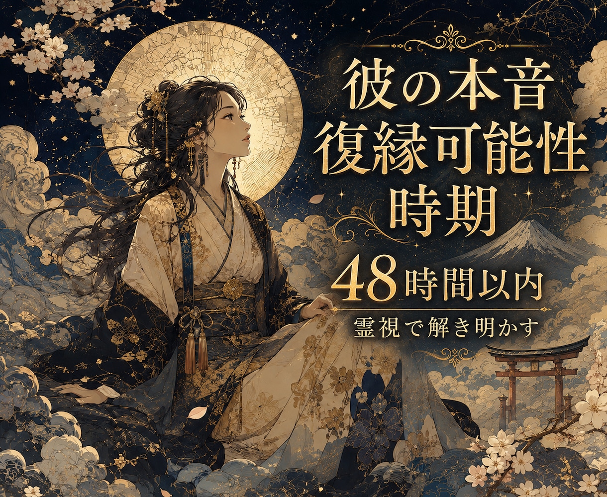 相手の本音、現状、復縁の道筋を透視・霊視で視ます 音信不通、連絡の時期、今すべき行動、復縁成就を観ます イメージ1