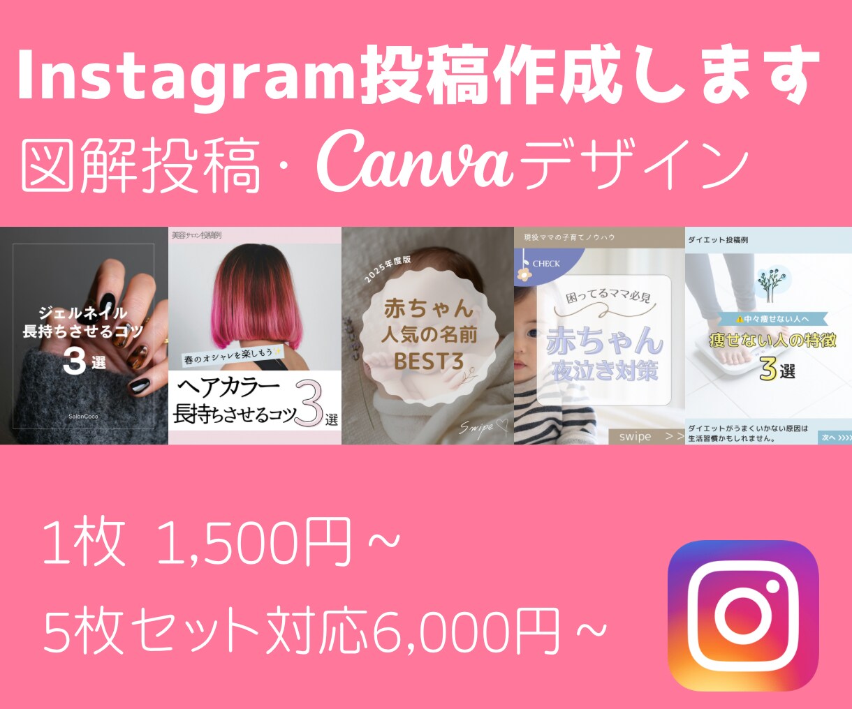 図解インスタ投稿画像作成します 分かりやすい図解インスタ投稿作成します イメージ1