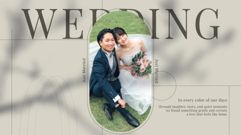 丸投げOK！雑誌風映えオープニングムービー作ります 先着1名！ゲストに「センスいい！」と褒められる結婚式に！ イメージ1