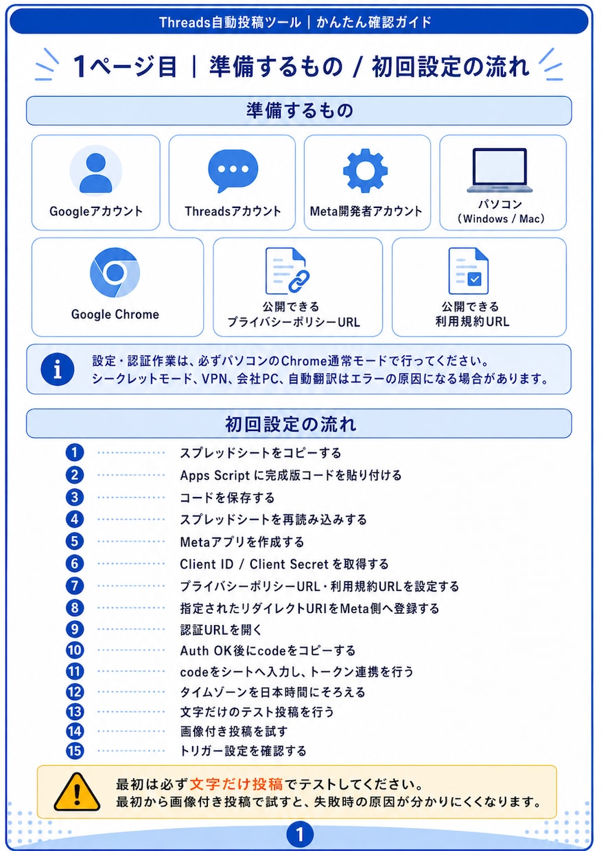 Threads予約投稿ツールをお渡ししますます 動画マニュアル付きで初心者も安心 イメージ7