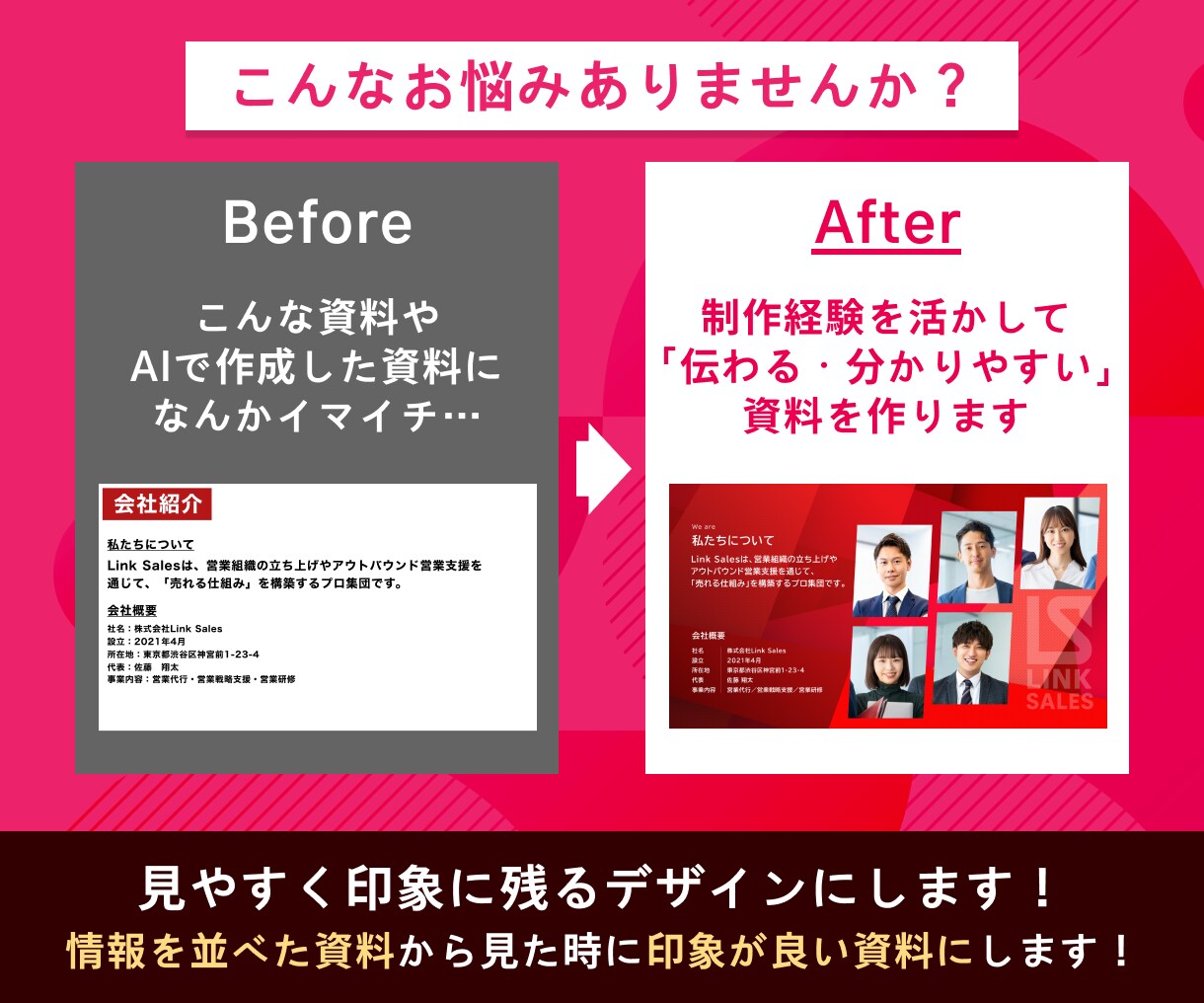 見る人が理解しやすく、印象に残る資料を制作します サービス開始キャンペーン！先着3名20%OFF✨ イメージ3