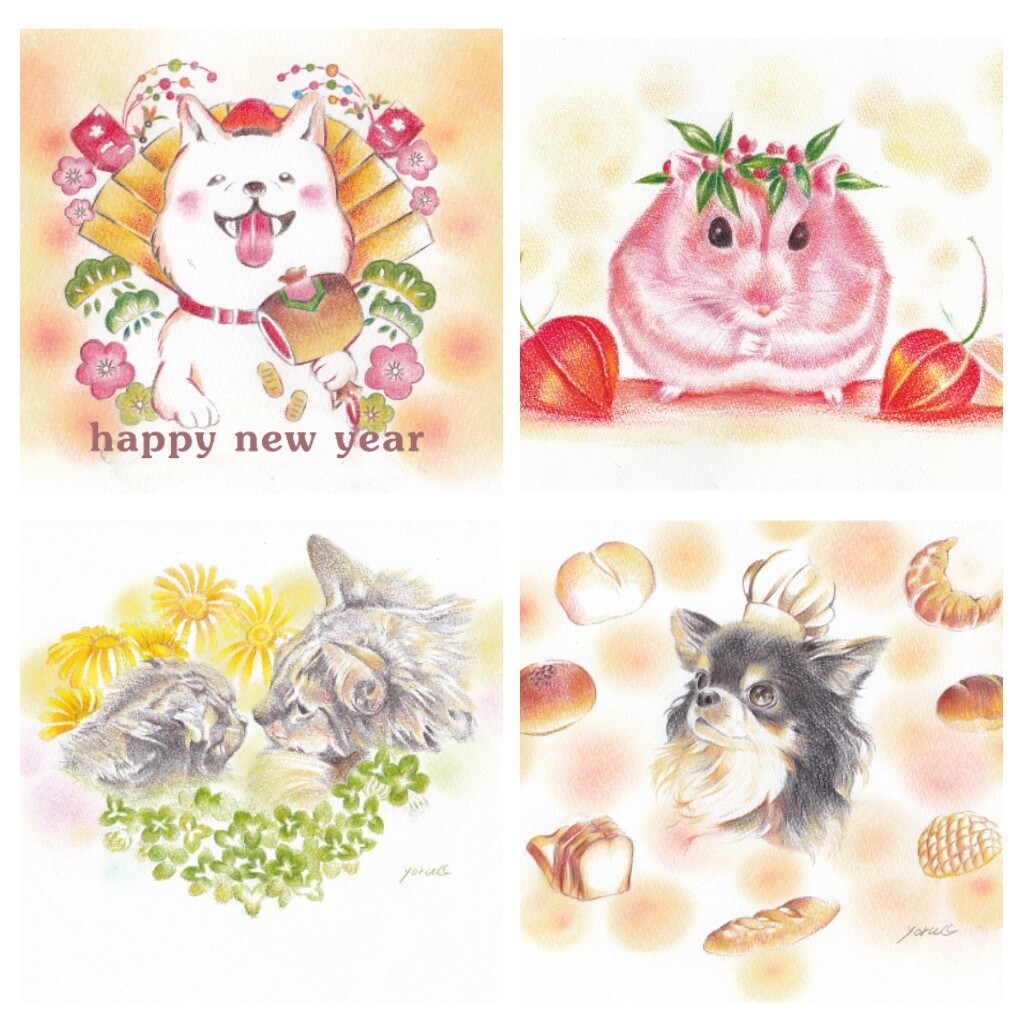 柔らかタッチの温かみあるイラスト制作いたします プレゼント、似顔絵、年賀状にいかがですか？ イメージ7
