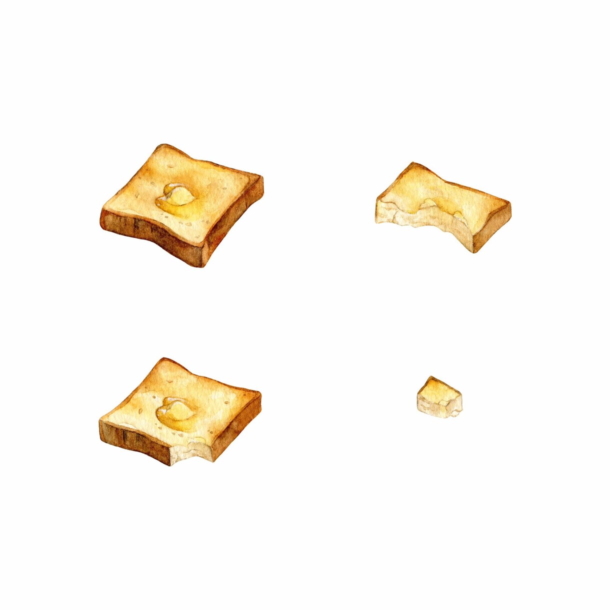 透明水彩であたたかみのある食べ物のイラスト描きます メニュー パッケージ  等 お気軽にご相談ください。 イメージ5