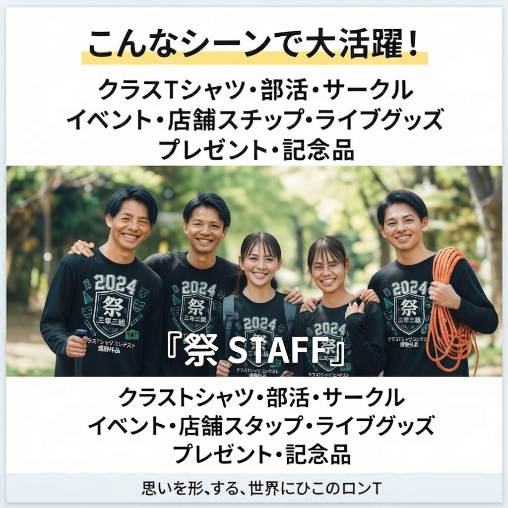 1枚からオリジナルロンT作ります 1枚/4500円〜。袋詰めも送料も無料！ イメージ3
