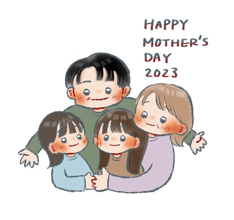 ファミリーイラスト承ります 母の日や父の日、家族のお誕生日に! イメージ5