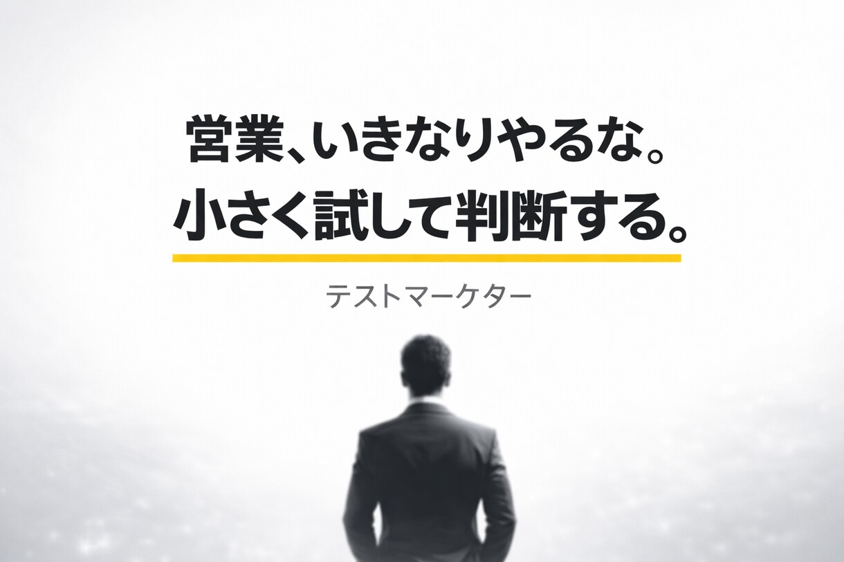新サービスいきなり売る前に小さく市場反応を調べます 新規事業を始める前に一度小さくデータとってみませんか？ イメージ1