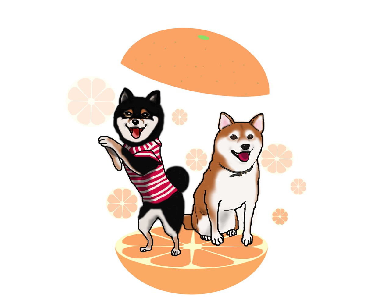 愛するペットの楽しいイラスト描きます お気に入りの写真を絵にしてみませんか？ イメージ3