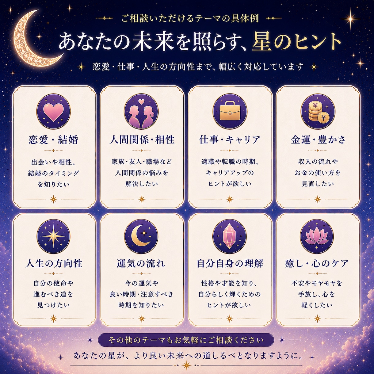 星が語る【あなたの取扱説明書】をお伝えします 生きづらさを愛しさに変える魂のホロスコープ診断 イメージ3