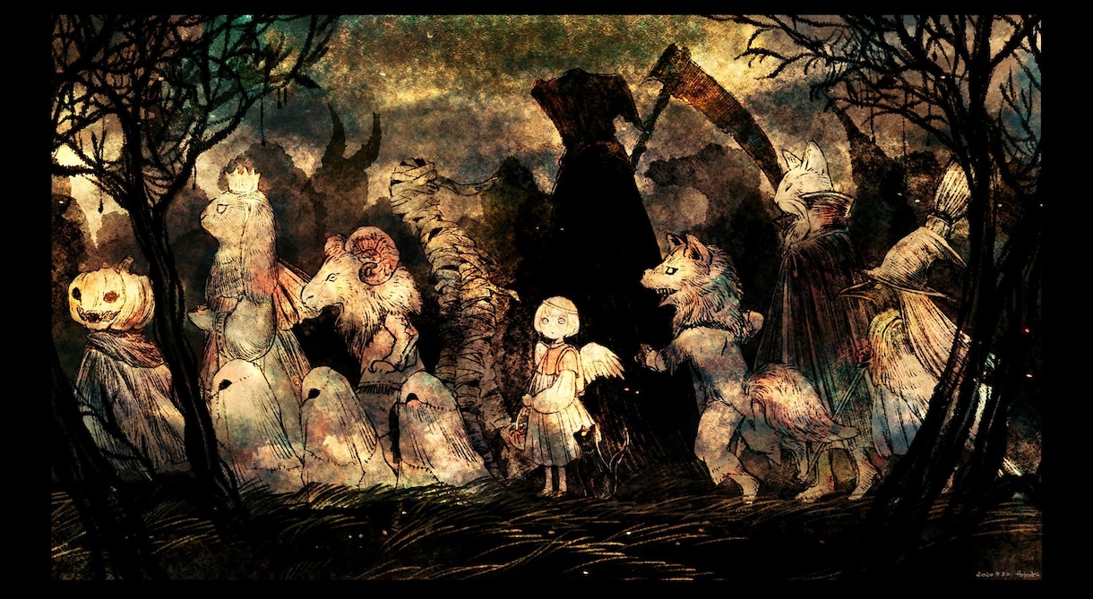 世界観を込めた一枚絵を描きます あなたの物語をイラストで彩ります イメージ8