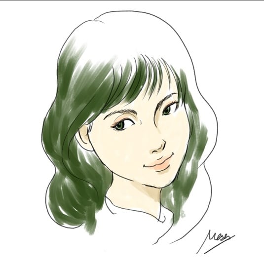 色紙に似顔絵サインをテーマに似顔絵を描きます あなたの似顔絵をカッコよく！可愛く！綺麗に！漫画風に描きます イメージ2