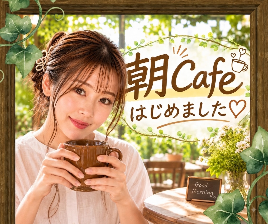 おはようございます☘️朝からゆるっとお話しします ふらっと朝カフェしませんか？人間関係/仕事/育児/朝活/雑談 イメージ1