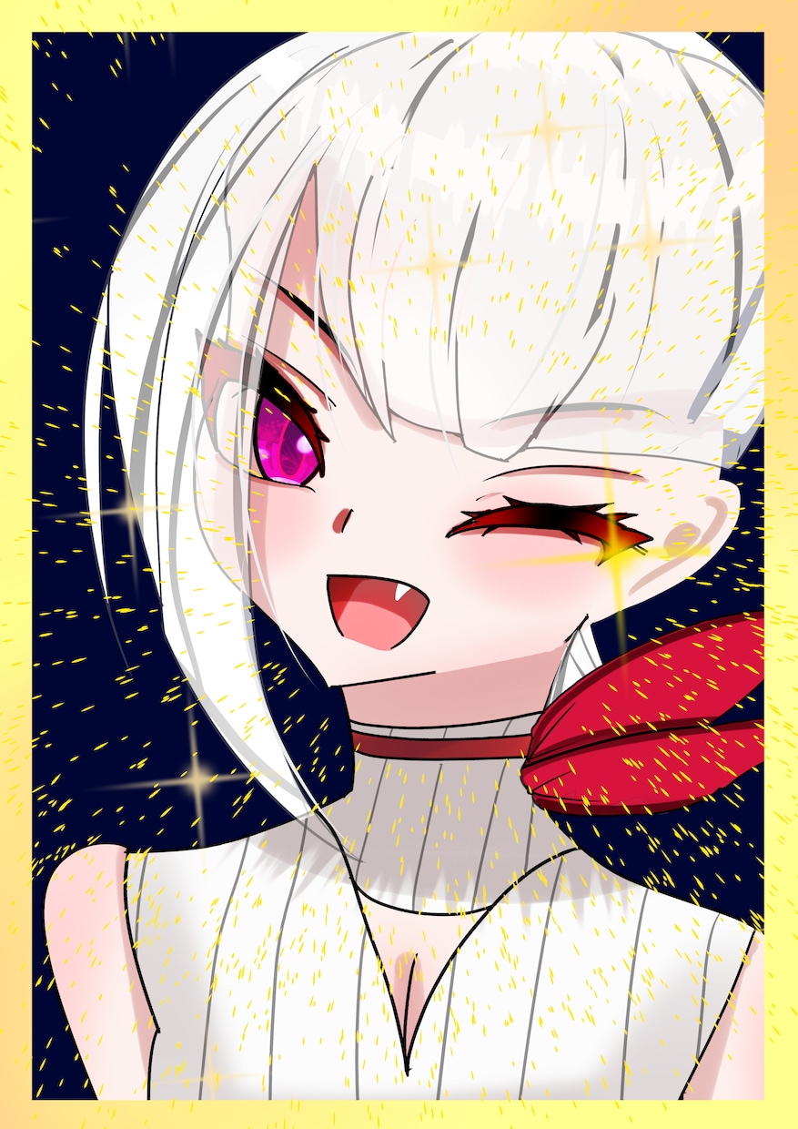 かわいいイラスト描きます 絵柄寄せも得意です！キラキラしたイラストが好きです！ イメージ7