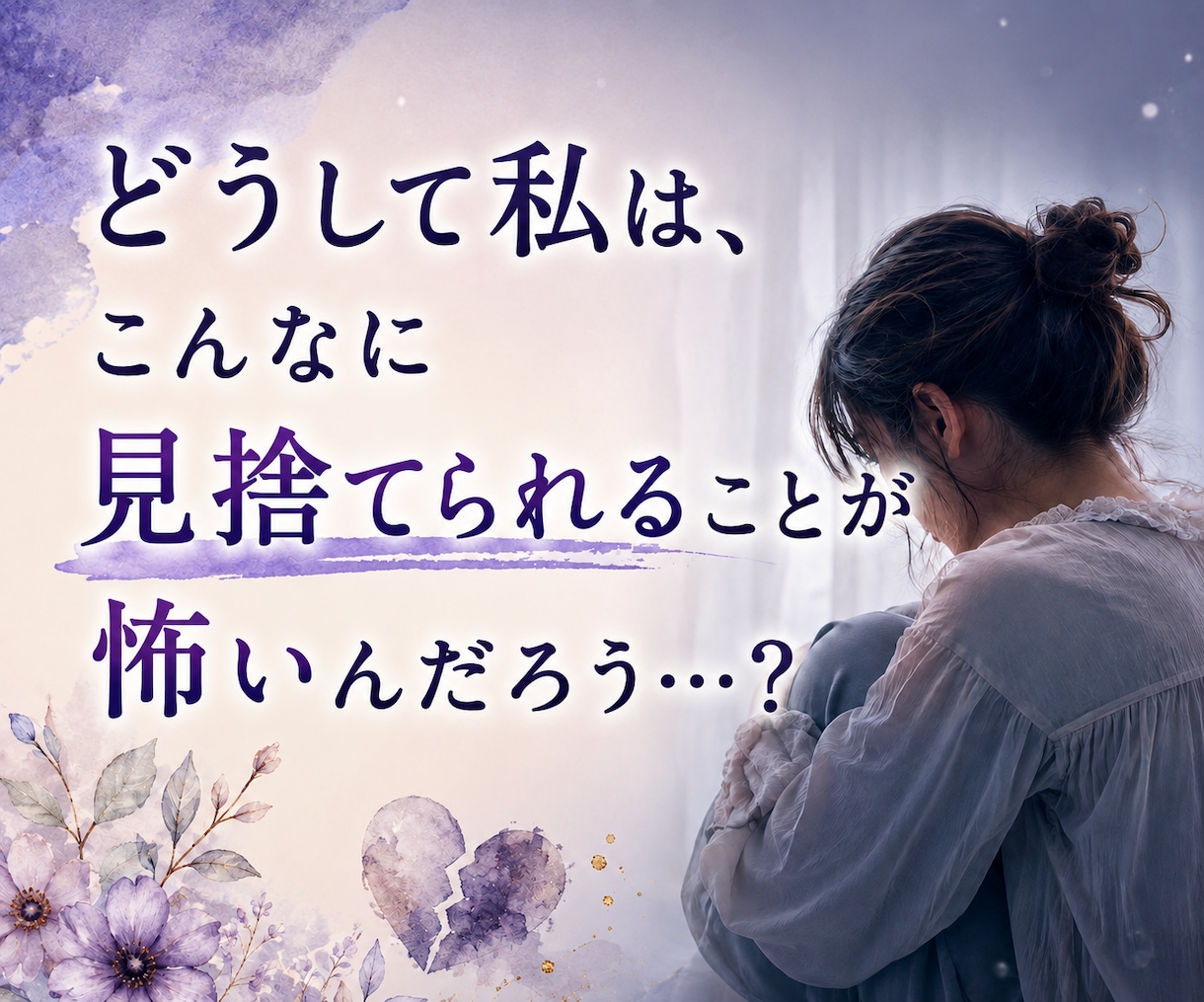 見捨てられる不安の原因を、霊視で紐解きます 嫌われるのが怖い、一人になることが怖い、寂しくてしかたない… イメージ1