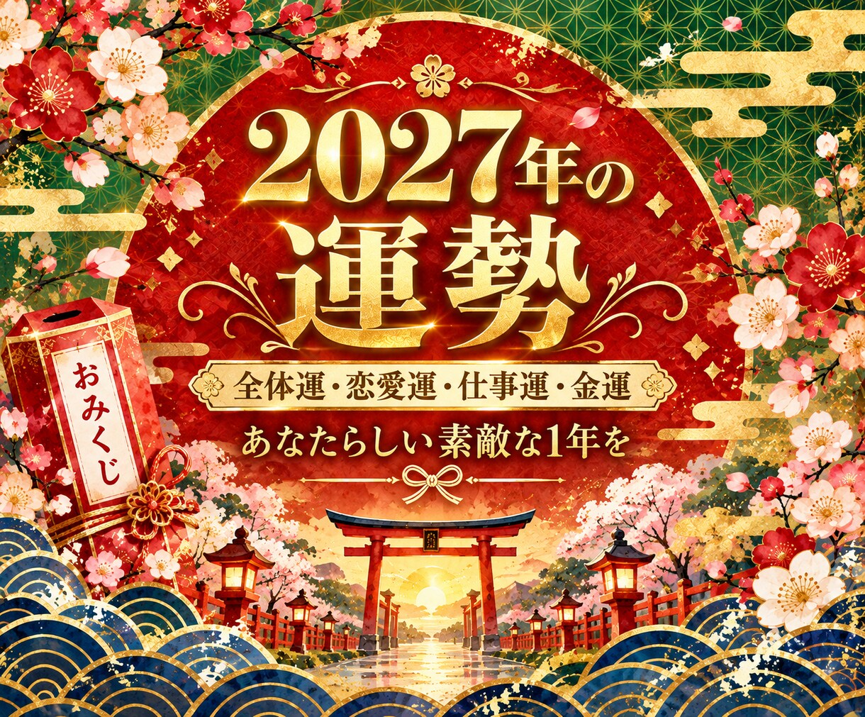 2027年の運勢♡恋愛仕事金運の流れを占います 気になる運勢を深掘り♡あなたらしい1年の過ごし方を イメージ1