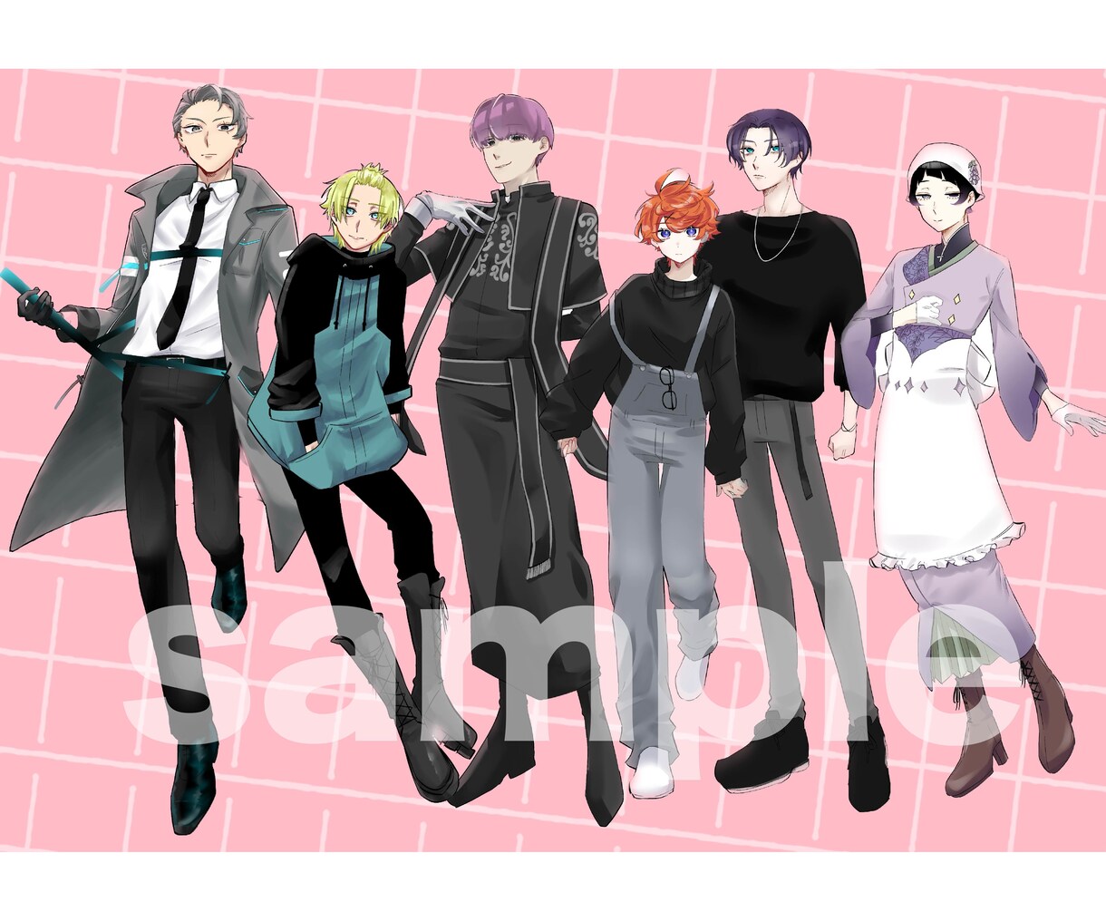 即日対応！TRPGやゲームの立ち絵描きます 0からでもキャラのデザインをします イメージ3