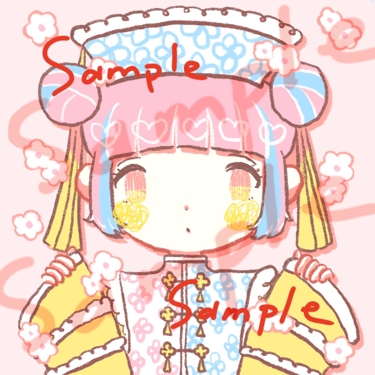 SNSに使える♡ゆるふわポップなアイコン描きます SNS、Youtube、Vtuberさんなどにおすすめ！ イメージ3