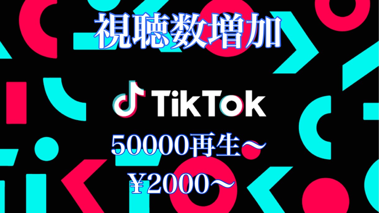 Tiktokの視聴数を増やします 多国籍のフォロワーに宣伝致します！ イメージ1
