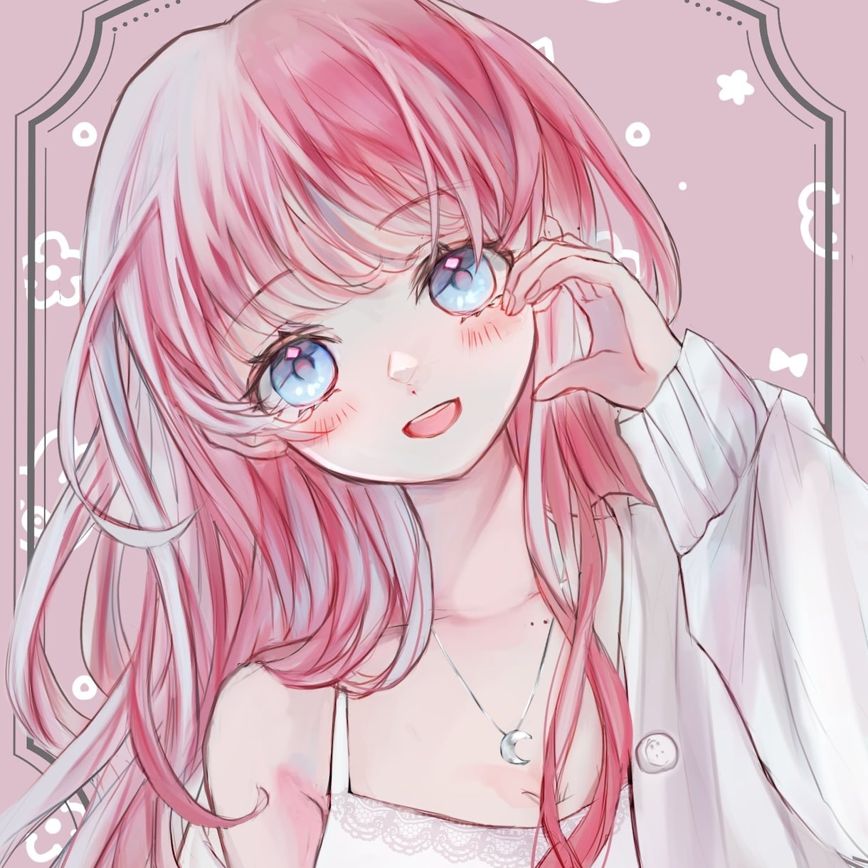 SNS用アイコン等制作します ✿.綺麗可愛い透明感あるイラストならお任せください イメージ9
