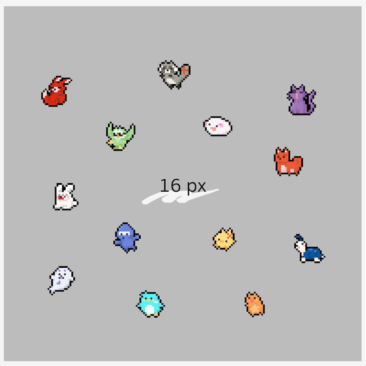 ドット絵のかわいいアイコンイラスト描きます ゲームチックなドット絵アイコンイラスト イメージ5