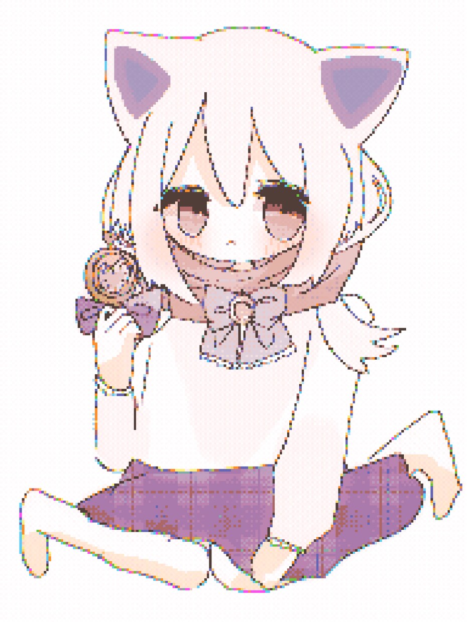 可愛いドット絵のイラストを描きます ふわふわなのにきちっとしたいらすとをかきますよᵔ· ̫·ᵔ イメージ1