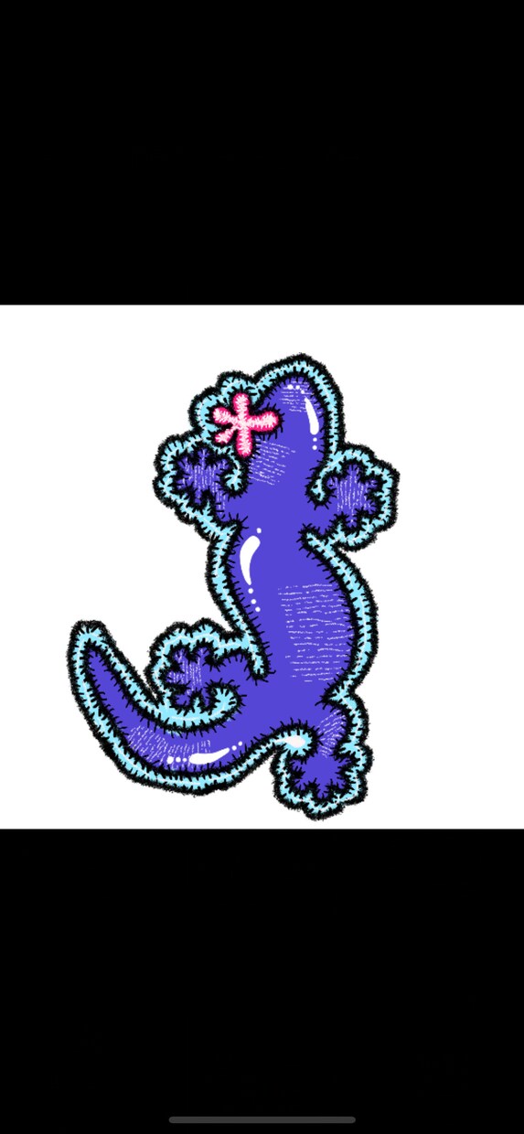 ワッペン風ネームアートを制作致します デニムポッケにワッペンを付けた感じのイラストです。 イメージ4