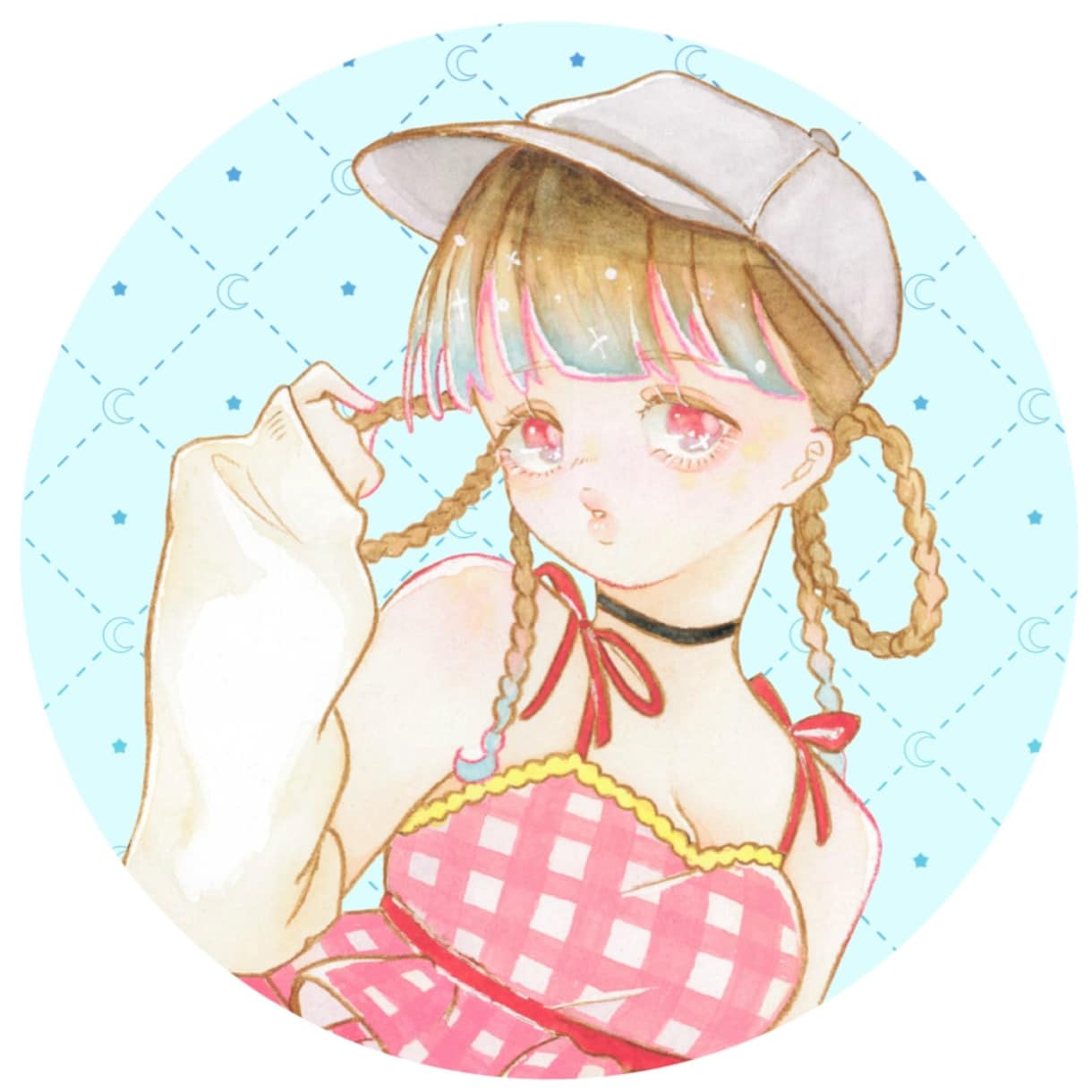 透明感×ガーリーなSNSアイコン描きます きらめく水彩ガーリーアイコン描きます✿︎ イメージ4