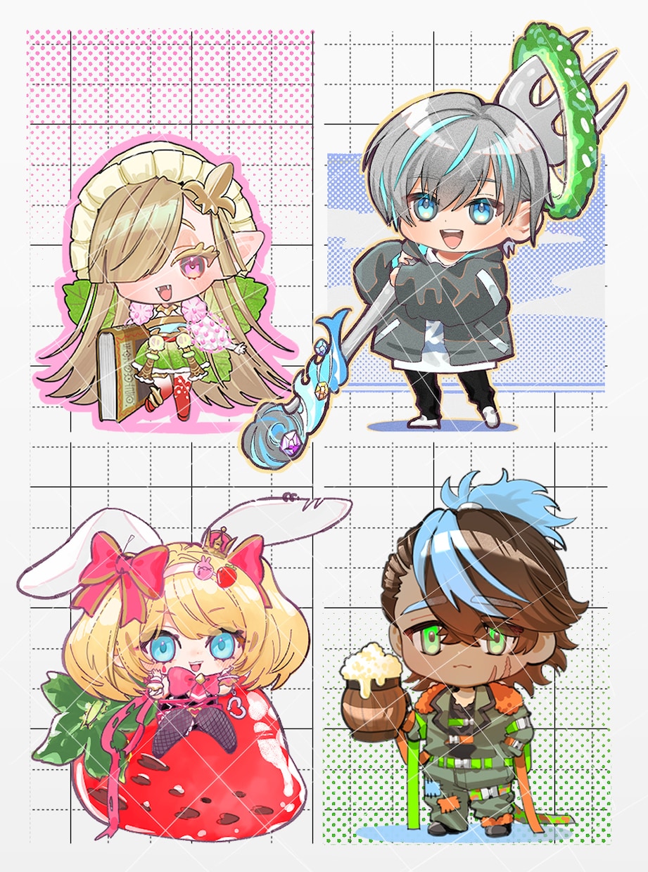 SDイラスト制作いたします 商用利用可　アイコンやグッズにおすすめ！色んな用途で！ イメージ4