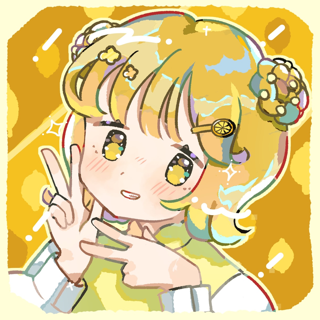かわいい絵柄でアイコンを描きます 閉じ目、口開け差分がおまけでつきます。 イメージ3