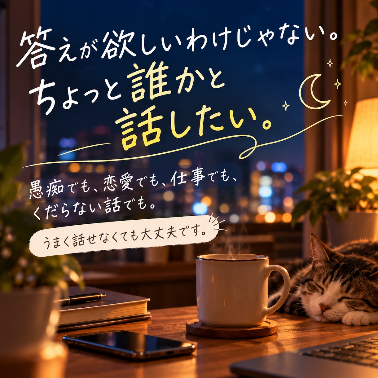 友達感覚でゆる〜く雑談します 暇だから話そ、くらいの気軽さでどうぞ イメージ3